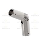Állítható könyökök Anyag: Inox AISI 304, Felület kezelés: Szálcsiszolt, Korlátmező: d12