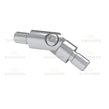 Állítható könyök pálcához Anyag: Inox AISI 304, Felület kezelés: Szálcsiszolt, Korlátmező: d16, Phi: 16x1,5