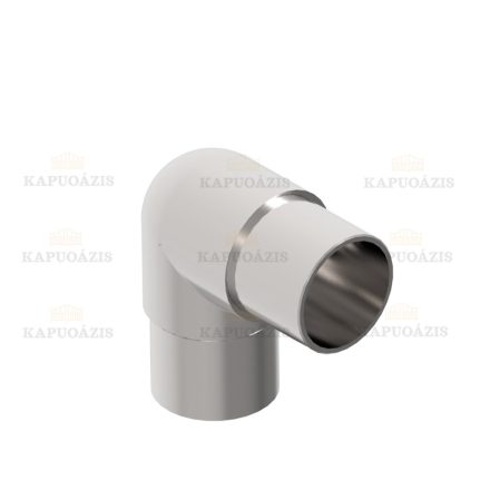 Összekötő könyök körszelvény kapaszkodóhoz Anyag: Inox AISI 316, Felület kezelés: Szálcsiszolt, Kapaszkodó: D42,4x2, H: 30, Phi: 42,4x2,0  