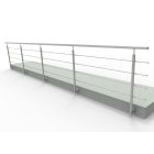 Rozsdamentes pálcás korlát 6000 x 900 mm