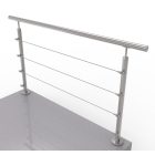 Rozsdamentes sodronyos korlát 1500 x 900 mm