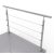 Rozsdamentes sodronyos korlát 1500 x 900 mm