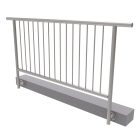 Vertikális pálcás korlát szett 2000 x 1000 mm