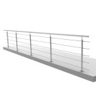 Rozsdamentes pálcás korlát 6000 x 1000 mm