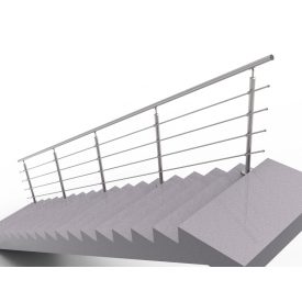   Rozsdamentes pálcás lépcsőkorlát POLÍROZOTT 6000 x 900 mm
