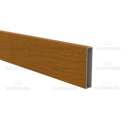 Alumínium kerítés panel 20x100x1,2-6000mm aranytölgy