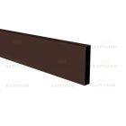 Alumínium lamella, 20x100x1,1-6000mm, barna RAL8017 