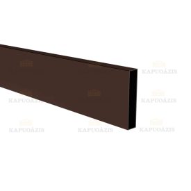 Alumínium lamella, 20x100x1,1-6000mm, barna RAL8017 