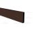 Alumínium lamella, 20x100x1,1-6000mm, barna RAL8017 
