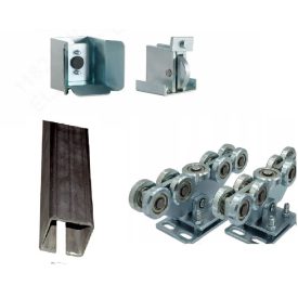 C-80-as úszókapu szett, 80-as sínnel, 9-es görgővel