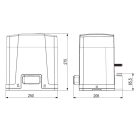 Rollkit elektronika úszó/tolókapuhoz 400 kg